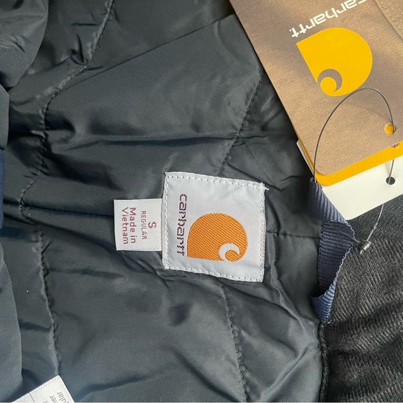 Carhartt Insulated Men’sWaterproof Shoreline Storm Defender Pants in blue Small. - Picture 4 of 12